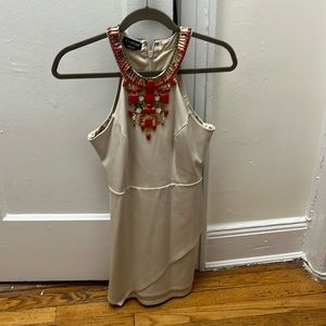 cocktail dress ,  .size small, brand “ bebe” the fabric has some stretch